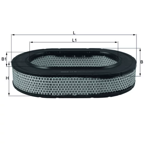Vzduchový filter MAHLE LX 86