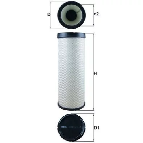 Filter sekundárneho vzduchu MAHLE LXS 252