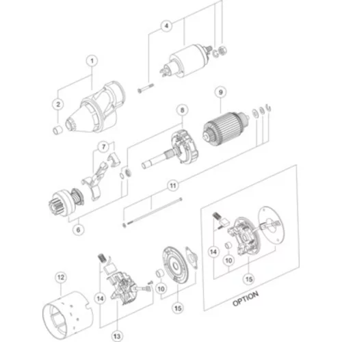Štartér MS 283 /MAHLE/