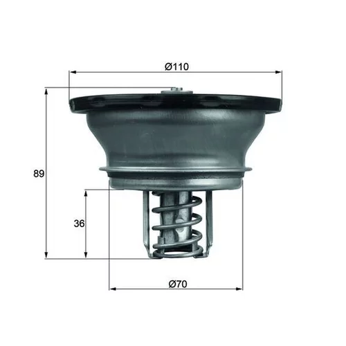 Termostat chladenia THD 3 82 /MAHLE/ - obr. 2