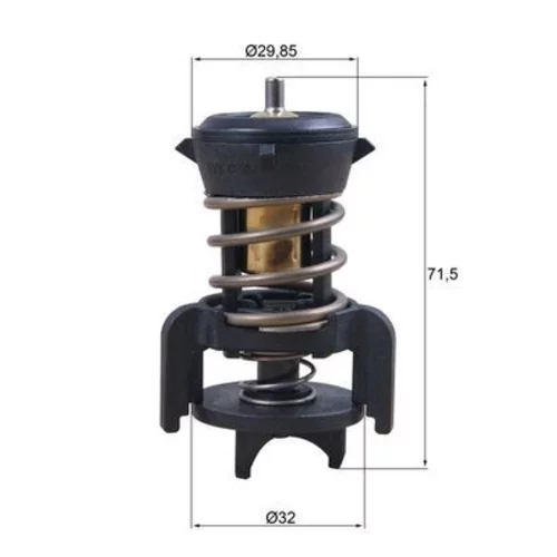 Termostat chladenia TX 251 94D /MAHLE/ - obr. 2