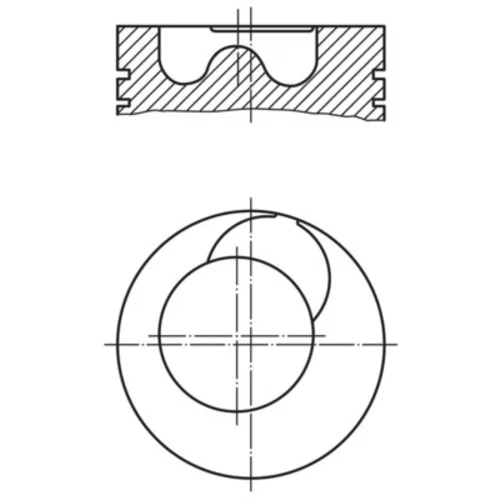 Piest 209 41 00 /MAHLE/ - obr. 1