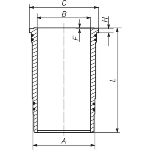 Vložka valcov 227 WN 43 00 /MAHLE/ - obr. 1
