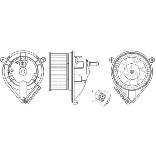 Vnútorný ventilátor AB 271 000S /MAHLE/ - obr. 1