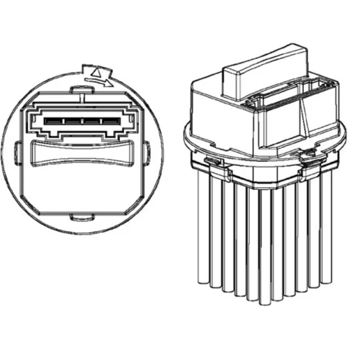 Regulator, ventilator vnutorneho priestoru ABR 40 000P /MAHLE/ - obr. 1