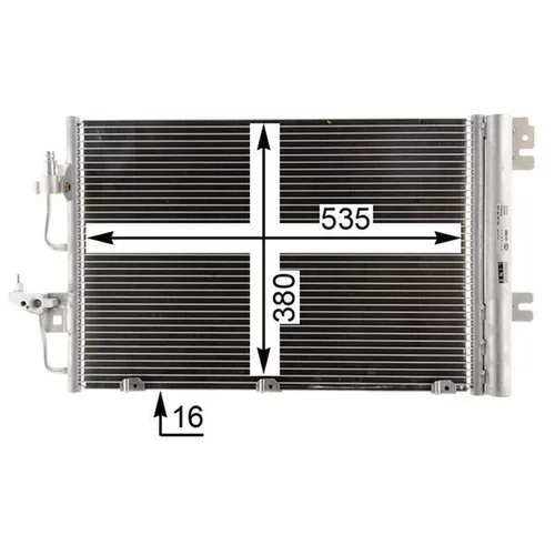 Kondenzátor klimatizácie AC 377 000P /MAHLE/ - obr. 13