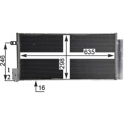 Kondenzátor klimatizácie AC 505 000P /MAHLE/ - obr. 7