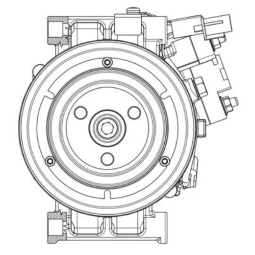 Kompresor klimatizácie ACP 637 000P /MAHLE/ - obr. 2