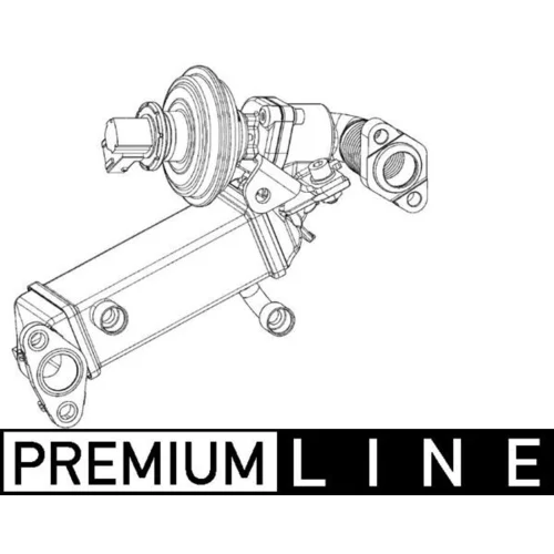 Chladič pre recirkuláciu plynov CE 9 000P /MAHLE/ - obr. 2