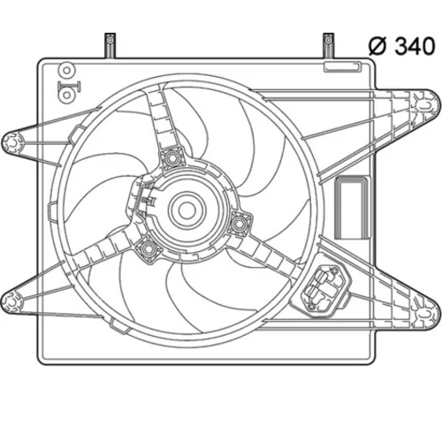 Ventilátor chladenia motora CFF 139 000P /MAHLE/ - obr. 1