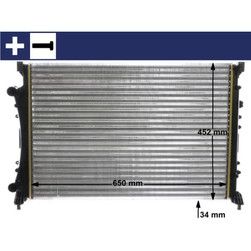 Chladič motora MAHLE CR 1110 000S