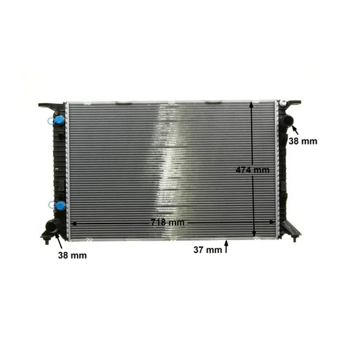 Chladič motora CR 1133 000P /MAHLE/ - obr. 9