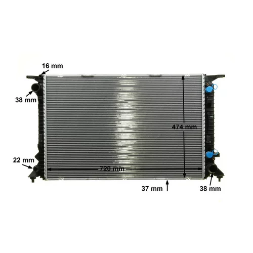 Chladič motora CR 1134 000P /MAHLE/ - obr. 15