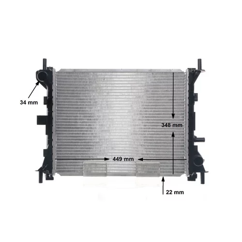 Chladič motora CR 1136 000S /MAHLE/ - obr. 17