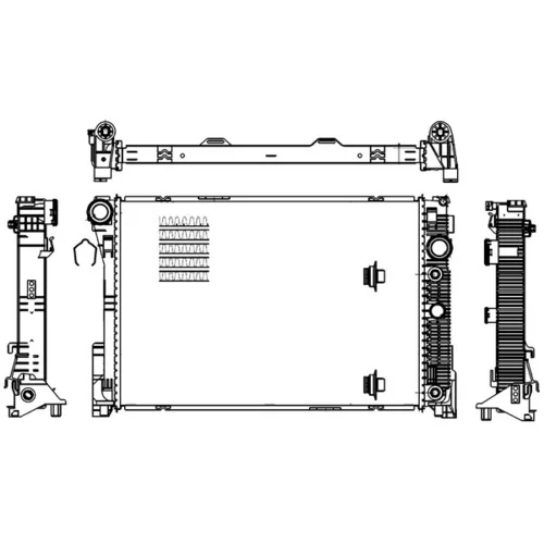 Chladič motora CR 1176 000S /MAHLE/ - obr. 1