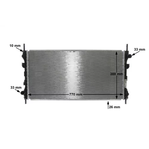 Chladič motora CR 1346 000S /MAHLE/ - obr. 11