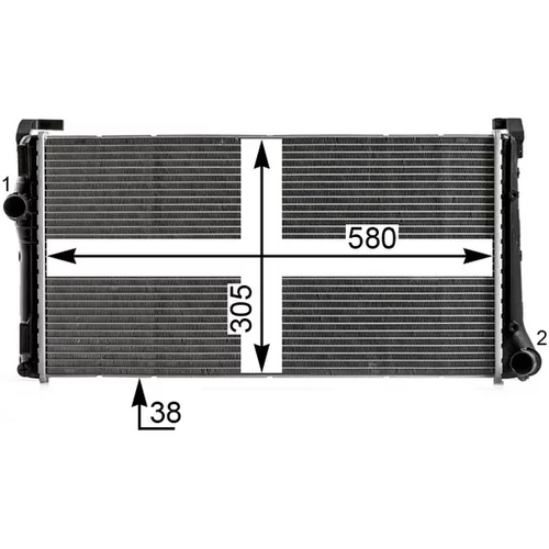 Chladič motora CR 1995 000P /MAHLE/ - obr. 7