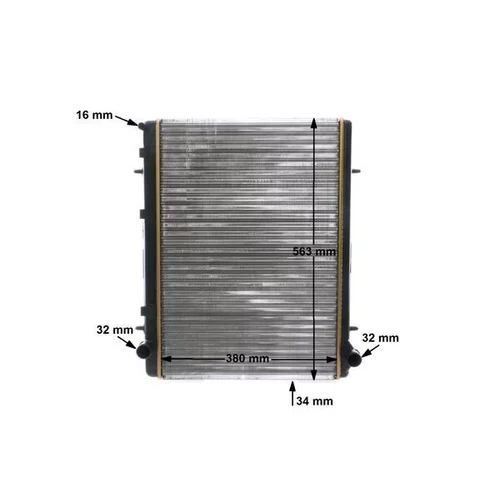 Chladič motora CR 2033 000S /MAHLE/ - obr. 13