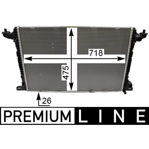 Chladič motora CR 2179 000P /MAHLE/ - obr. 5