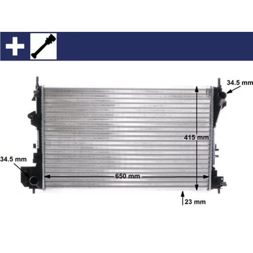 Chladič motora MAHLE CR 40 000S