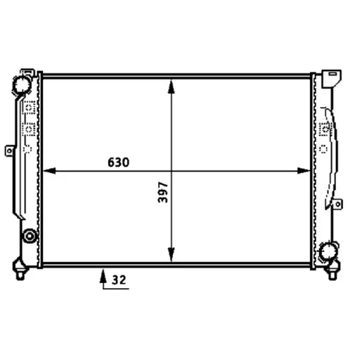 Chladič motora CR 423 000S /MAHLE/ - obr. 13