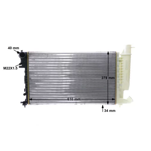 Chladič motora CR 498 000S /MAHLE/ - obr. 18