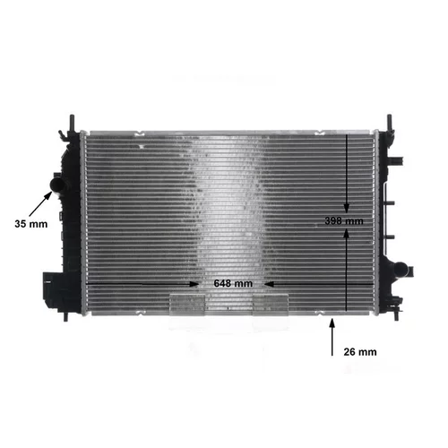 Chladič motora CR 812 000S /MAHLE/ - obr. 10