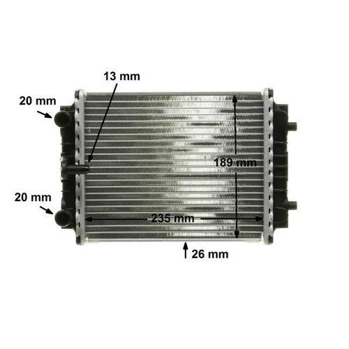 Chladič motora CR 913 000P /MAHLE/ - obr. 15