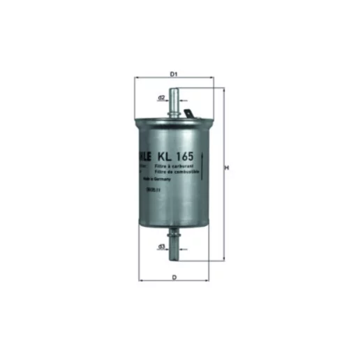 Palivový filter KL 165 /MAHLE/ - obr. 2