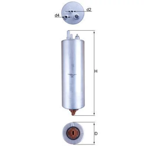 Palivový filter MAHLE KL 229/12