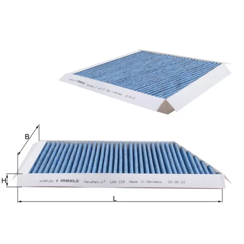 Filter vnútorného priestoru LAO 129 /MAHLE/ - obr. 2