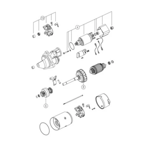 Štartér MS 768 /MAHLE/ - obr. 5