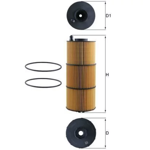 Olejový filter MAHLE OX 1412D