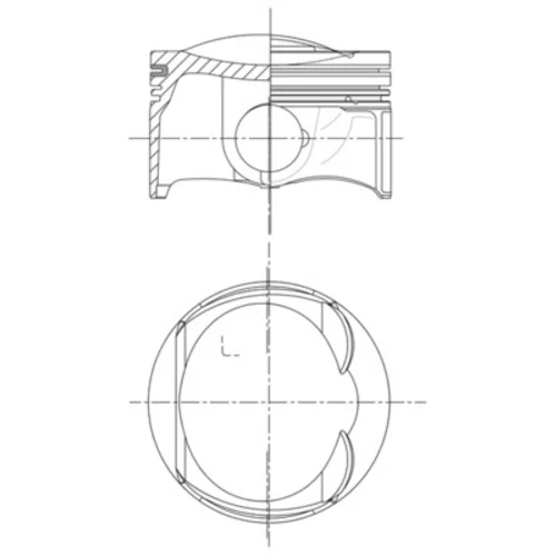 Piest 028 PI 00156 000 /MAHLE/ - obr. 1