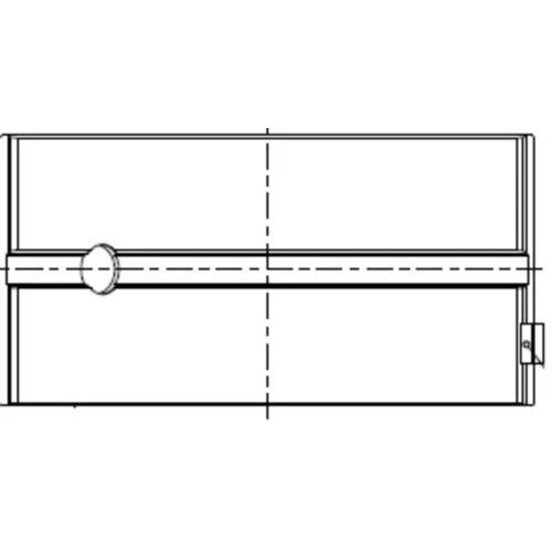 Ložisko kľukového hriadeľa 037 HL 10256 050 /MAHLE/