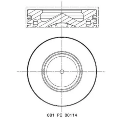 Piest MAHLE 081 PI 00114 001