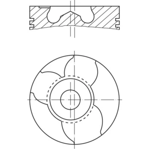 Piest 151 12 00 /MAHLE/ - obr. 1