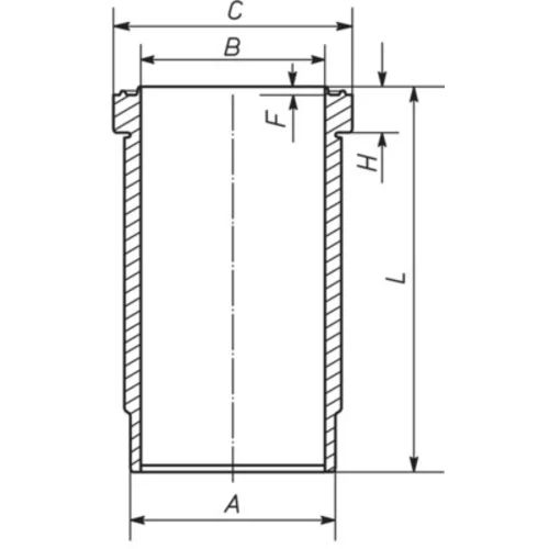 Vložka valcov MAHLE 227 WN 67 00