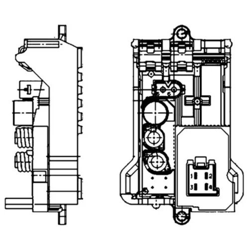 Regulator, ventilator vnutorneho priestoru ABR 29 000P /MAHLE/ - obr. 2