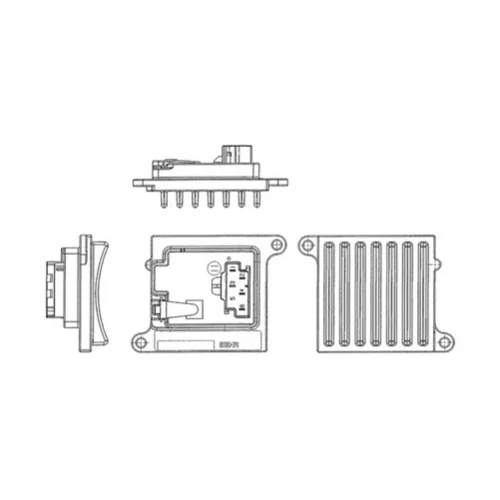 Odpor vnútorného ventilátora ABR 36 000P /MAHLE/ - obr. 1