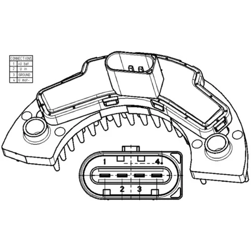 Regulator, ventilator vnutorneho priestoru ABR 9 000P /MAHLE/ - obr. 1