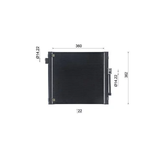 Kondenzátor klimatizácie AC 1147 000S /MAHLE/ - obr. 18