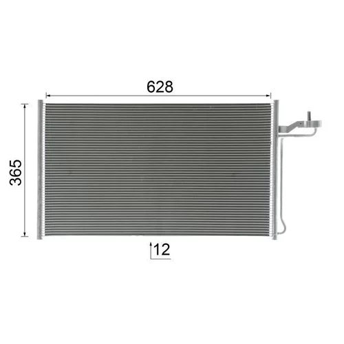 Kondenzátor klimatizácie AC 27 000S /MAHLE/ - obr. 10