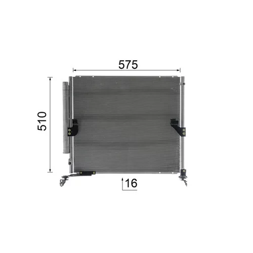 Kondenzátor klimatizácie AC 863 000S /MAHLE/ - obr. 11