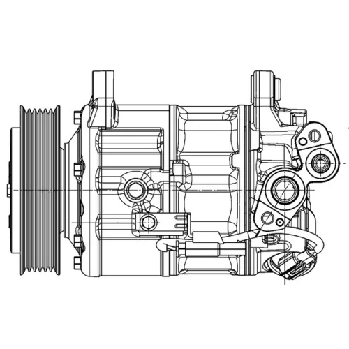 Kompresor klimatizácie ACP 600 000P /MAHLE/ - obr. 5