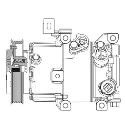 Kompresor klimatizácie ACP 631 000P /MAHLE/ - obr. 1