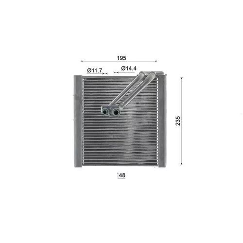 Výparník klimatizácie AE 211 000S /MAHLE/ - obr. 9