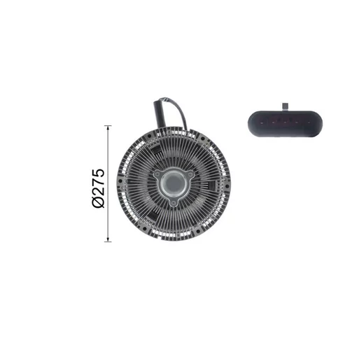 Spojka ventilátora chladenia CFC 97 000P /MAHLE/ - obr. 13