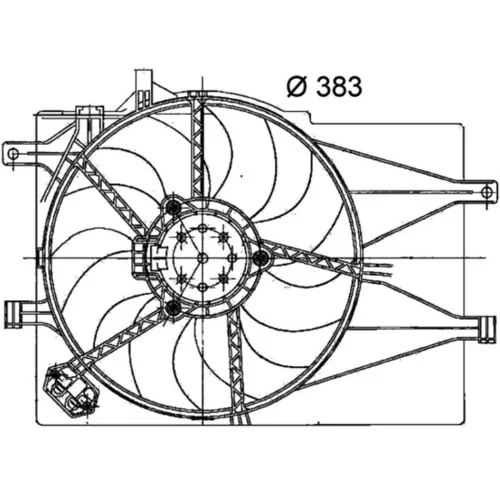 Ventilátor chladenia motora CFF 200 000P /MAHLE/ - obr. 3