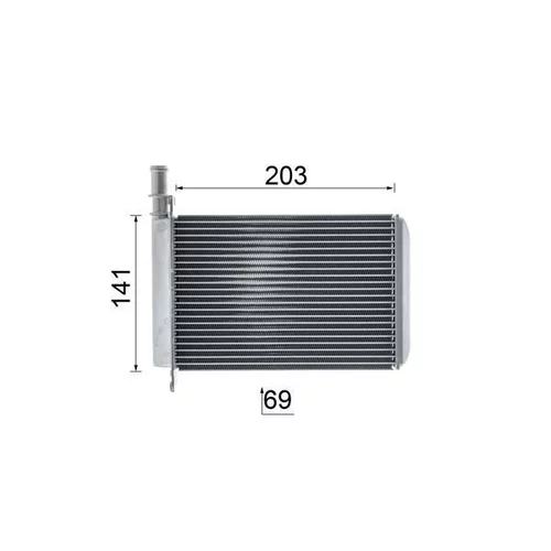 Chladič plniaceho vzduchu CI 642 000P /MAHLE/ - obr. 10